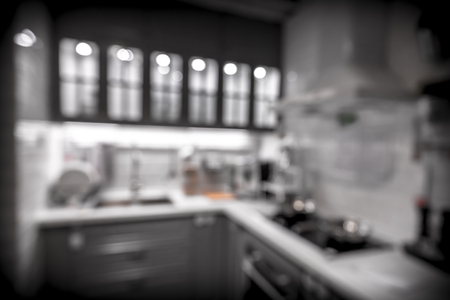 Bokeh shopping mall backgroundの写真素材