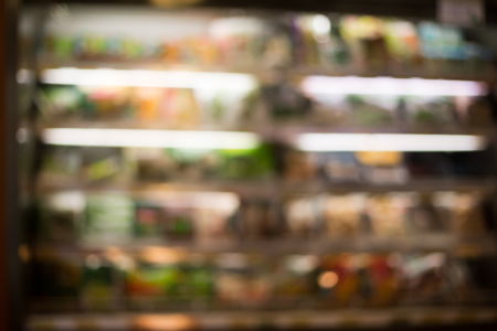 Bokeh shopping mall backgroundの写真素材