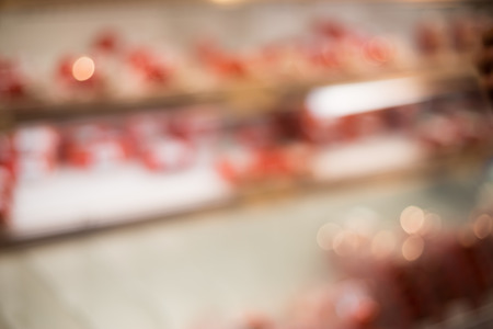 Bokeh shopping mall backgroundの写真素材