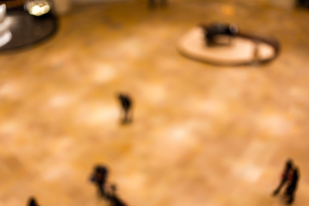Bokeh shopping mall backgroundの写真素材