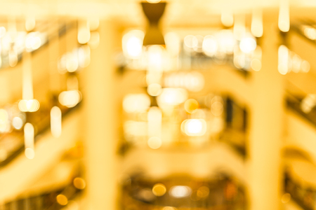 Bokeh shopping mall backgroundの写真素材