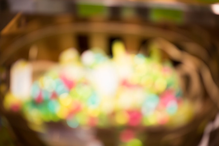 Bokeh shopping mall backgroundの写真素材