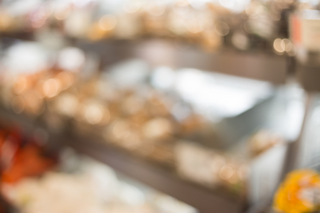 Bokeh shopping mall backgroundの写真素材