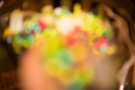 Bokeh shopping mall backgroundの写真素材