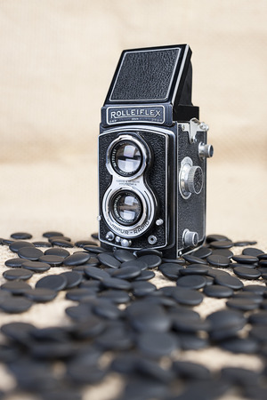 Rolleiflex cameraのeditorial素材