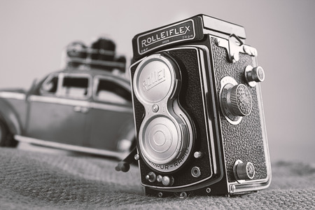 Rolleiflex cameraのeditorial素材