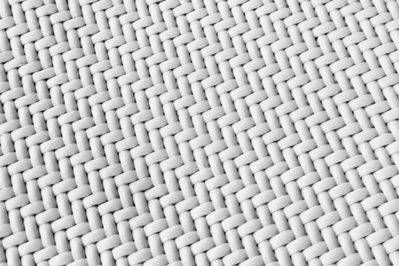 Weave Pattern of White Stripの写真素材