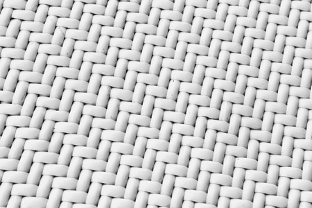 Weave Pattern of White Stripの写真素材