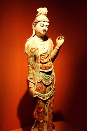 Sculpture of Buddhaの写真素材