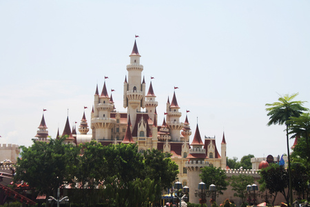 Cartoon castlesのeditorial素材