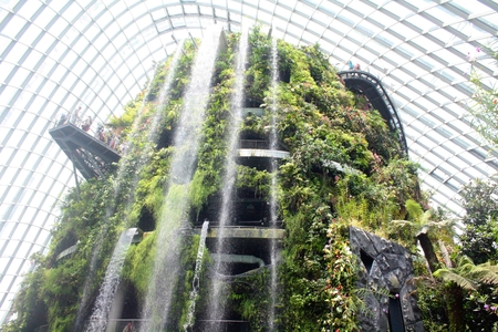 indoor Waterfallのeditorial素材