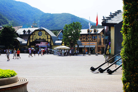 Overseas Chinese town squareのeditorial素材