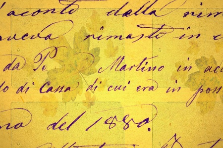 Old calligraphy