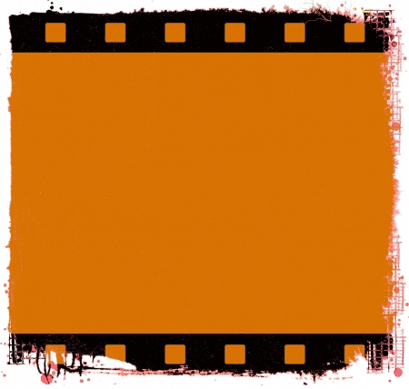 Grunge film strip frameの写真素材