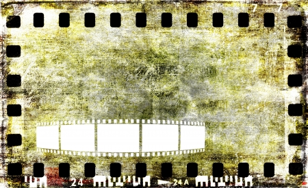 Grunge film strip frameの写真素材
