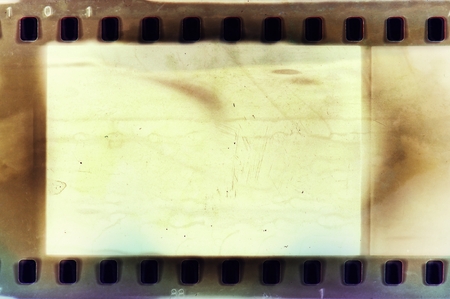 Vintage sepia film strip frameの写真素材