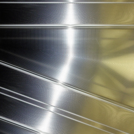Aluminum surface. Metallic geometric  texture backgroundの写真素材