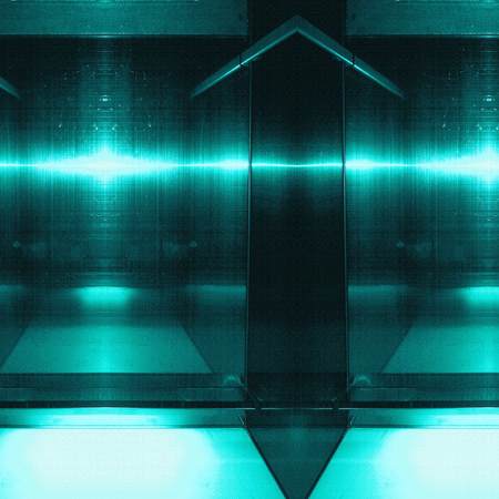 Blue aluminum surface. Metallic geometric  texture backgroundの写真素材