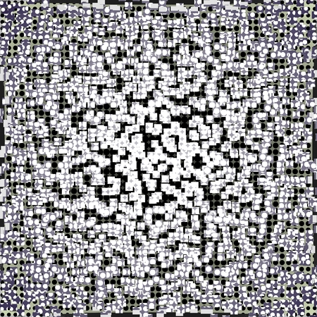 Abstract black and white geometric pattern backgroundの写真素材