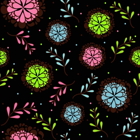 Floral pattern textureのイラスト素材