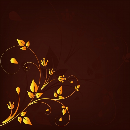 Abstract floral backgroundのイラスト素材