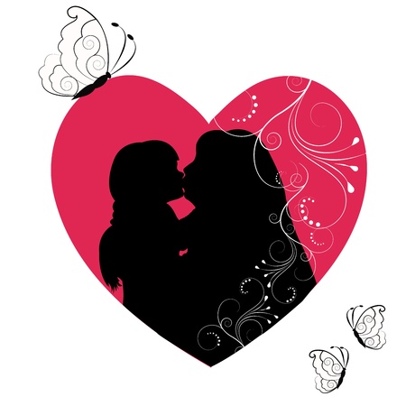 A mother s loveのイラスト素材