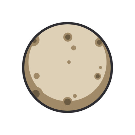 Mercury planet vector illustrationのイラスト素材