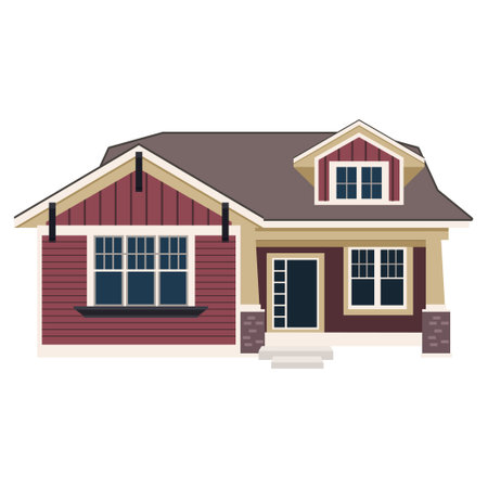 House icon. Home real estate and property theme. Isolated design. Vector illustrationのイラスト素材