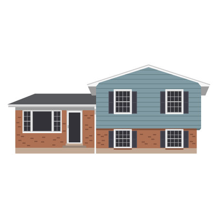 House icon. Home real estate and property theme. Isolated design. Vector illustrationのイラスト素材