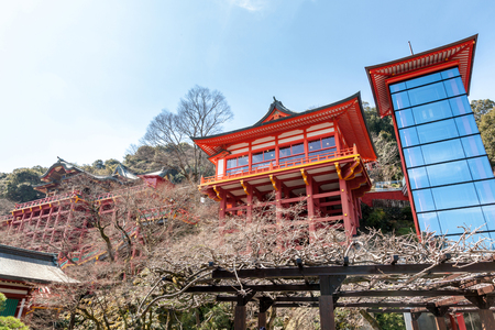 KASHIMA CITY, SAGA, JAPAN - MARCH 11, 2017 : Yutoku Inari is a Shinto Shrine in Kashima city,  Saga prefecture, Kyushu Island, Japan.のeditorial素材