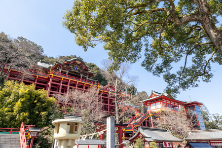 KASHIMA CITY, SAGA, JAPAN - MARCH 11, 2017 : Yutoku Inari is a Shinto Shrine in Kashima city,  Saga prefecture, Kyushu Island, Japan.のeditorial素材