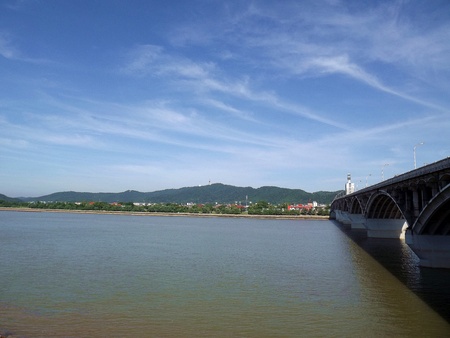 Xiangjiang River Bridgeの写真素材