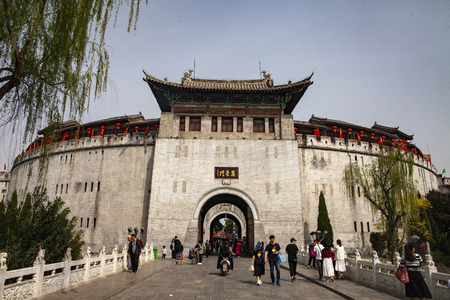 Lijingmen, Luoyang Old Town, Chinaのeditorial素材