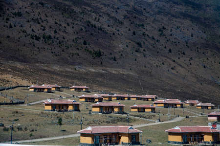 Beautiful tourist rest cabins in Muya Sanctuary