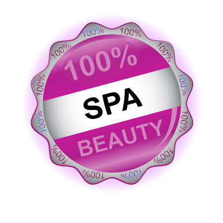 Unique spa icon on a white backgroundのイラスト素材