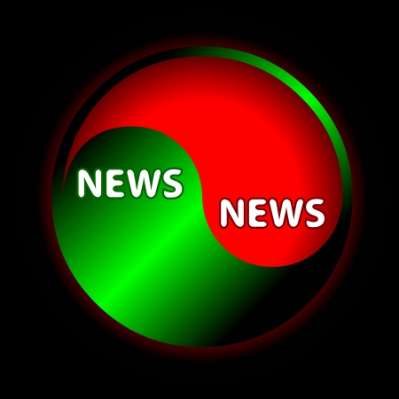 Abstract form of news on a white backgroundのイラスト素材