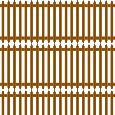 Structure from a lattice on a white backgroundのイラスト素材