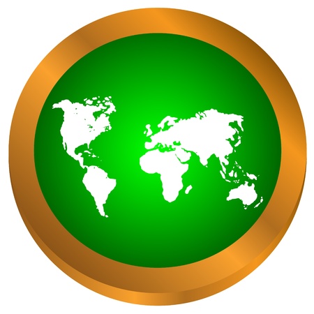 World icon located on a white backgroundのイラスト素材