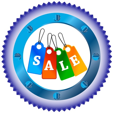 New sale icon on a white backgroundのイラスト素材