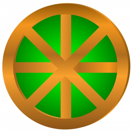 Unique a web an icon in abstract style on a white backgroundのイラスト素材