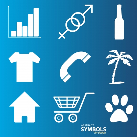 New business set with various symbols. Vector illustrationのイラスト素材