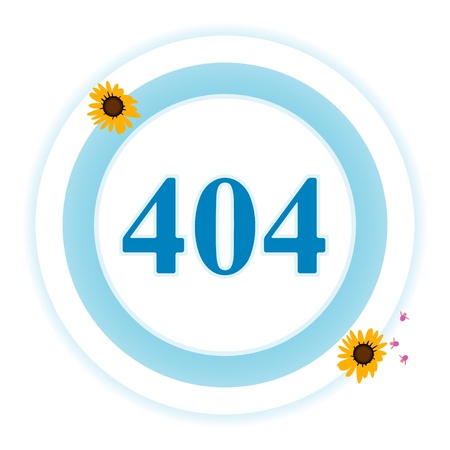 404 error icon on a white background