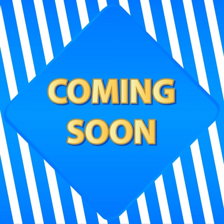 Coming soon banner on an abstract backgroundのイラスト素材