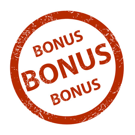 New grunge rubber stamp with the text bonusのイラスト素材