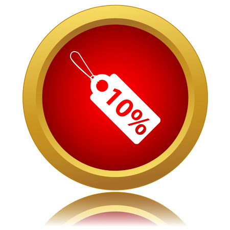Sale sticker isolated on white. Vector illustrationのイラスト素材