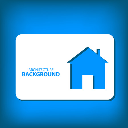 New architecture card for any design. Vector illustrationのイラスト素材
