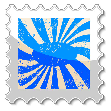 Best blue abstract grunge stamp. Vector illustrationのイラスト素材