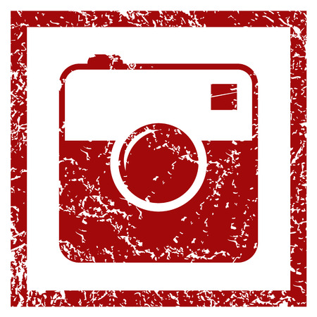 Camera grunge iconのイラスト素材