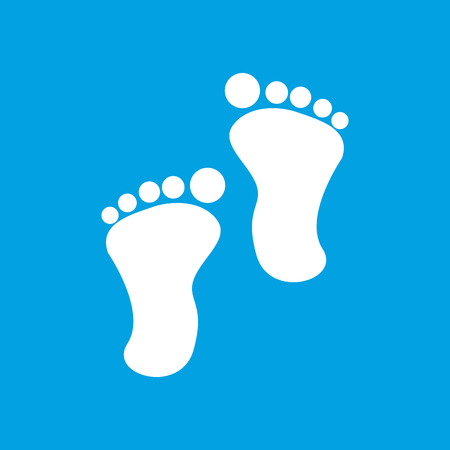 Tracks white iconのイラスト素材