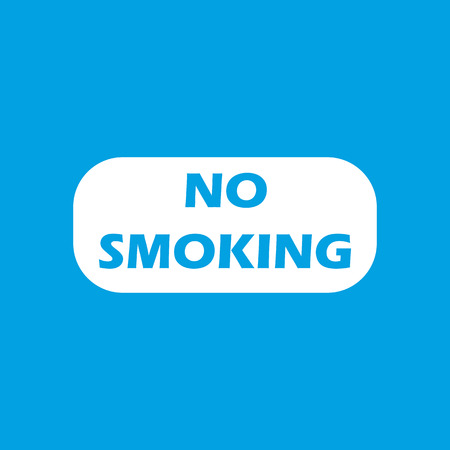 No smoking white iconのイラスト素材